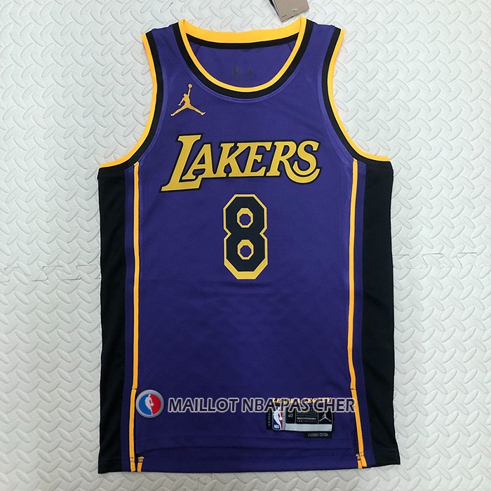 Maillot Los Angeles Lakers Kobe Bryant NO 8 Statement 2022-23 Volet